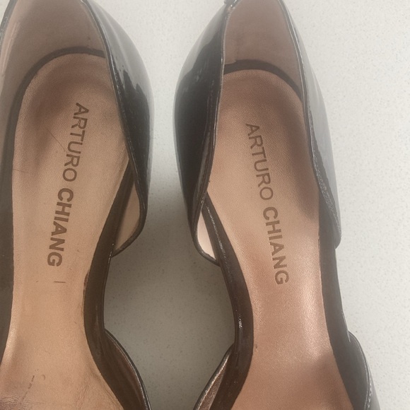 Arturo Chiang Black Wedges - Size 7 - Picture 4 of 6